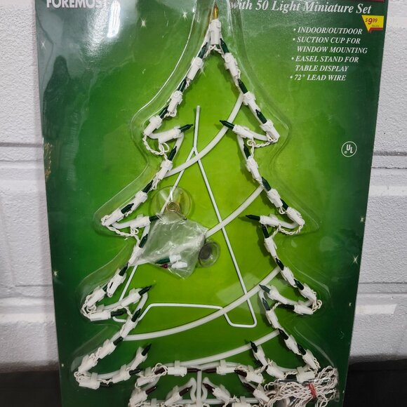 Vintage Foremost Christmas Illuminations Tree - Picture 1 of 3